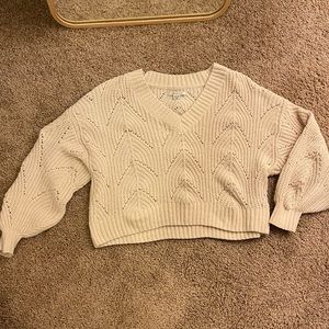 Cropped American Eagle Sweater